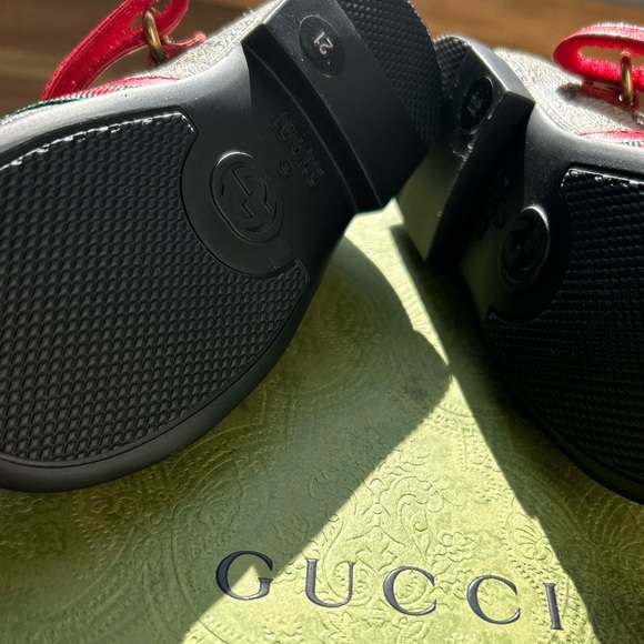 Authentic Gucci Kids Ballet flats with bow - Picture 2 of 4